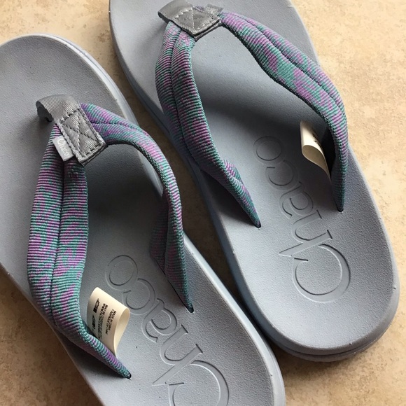 Chaco Women’s Chillos Flip Tube Breeze Teal size 6 NWOT - Picture 3 of 6